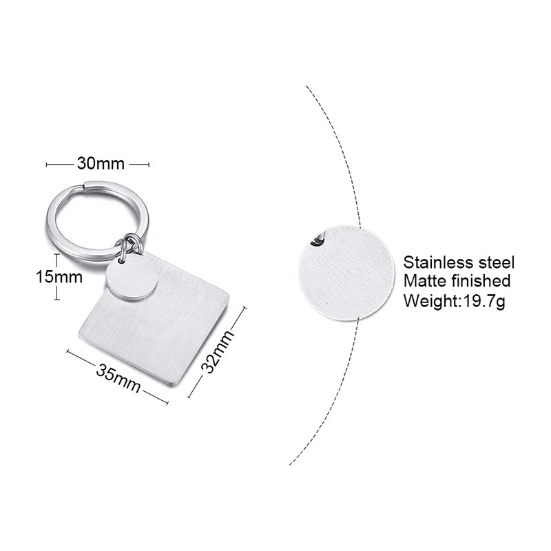 Personalized Calendar Keychain - Engrave Your Special Date