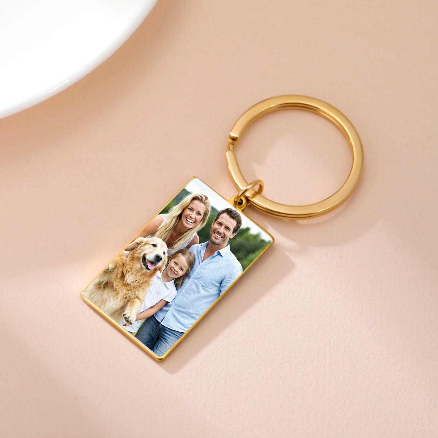 Custom Photo Keychain – Personalized Picture Keyring Gift