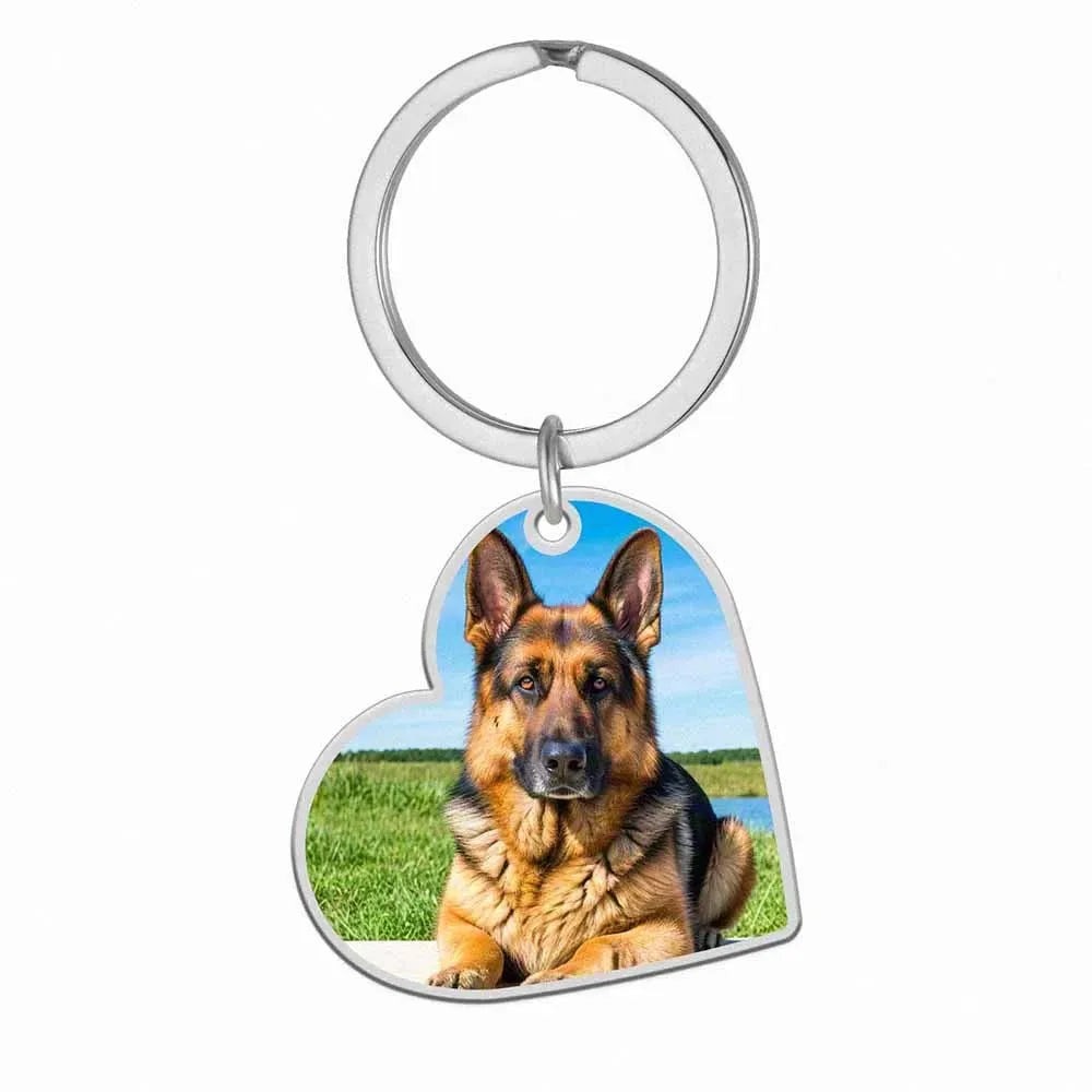 Custom Photo Keychain – Personalized Picture Keyring Gift