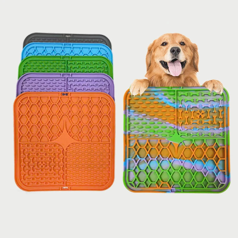 Pet Lick Mat for Dogs & Cats – Anxiety Relief, Slow Feeder & Enrichment Toy
